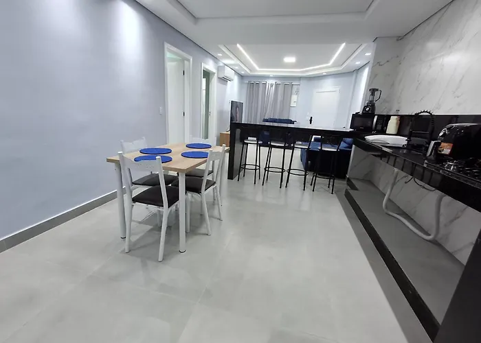 Conforto Em Ubatuba - Apartamento Novo Com 2 Suites, Ar Condicionado E Churrasqueira Privativa